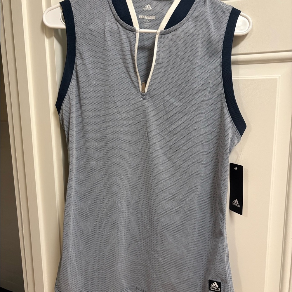 Adidas Women's Gray Sleeveless Golf Top